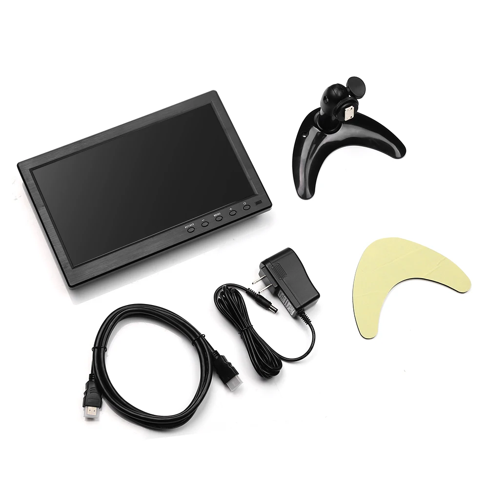 10 &quotTFT lcd 1024X600 монитор с BNC AV VGA HDMI для ПК DVD CCTV камера компьютер безопасности IPS