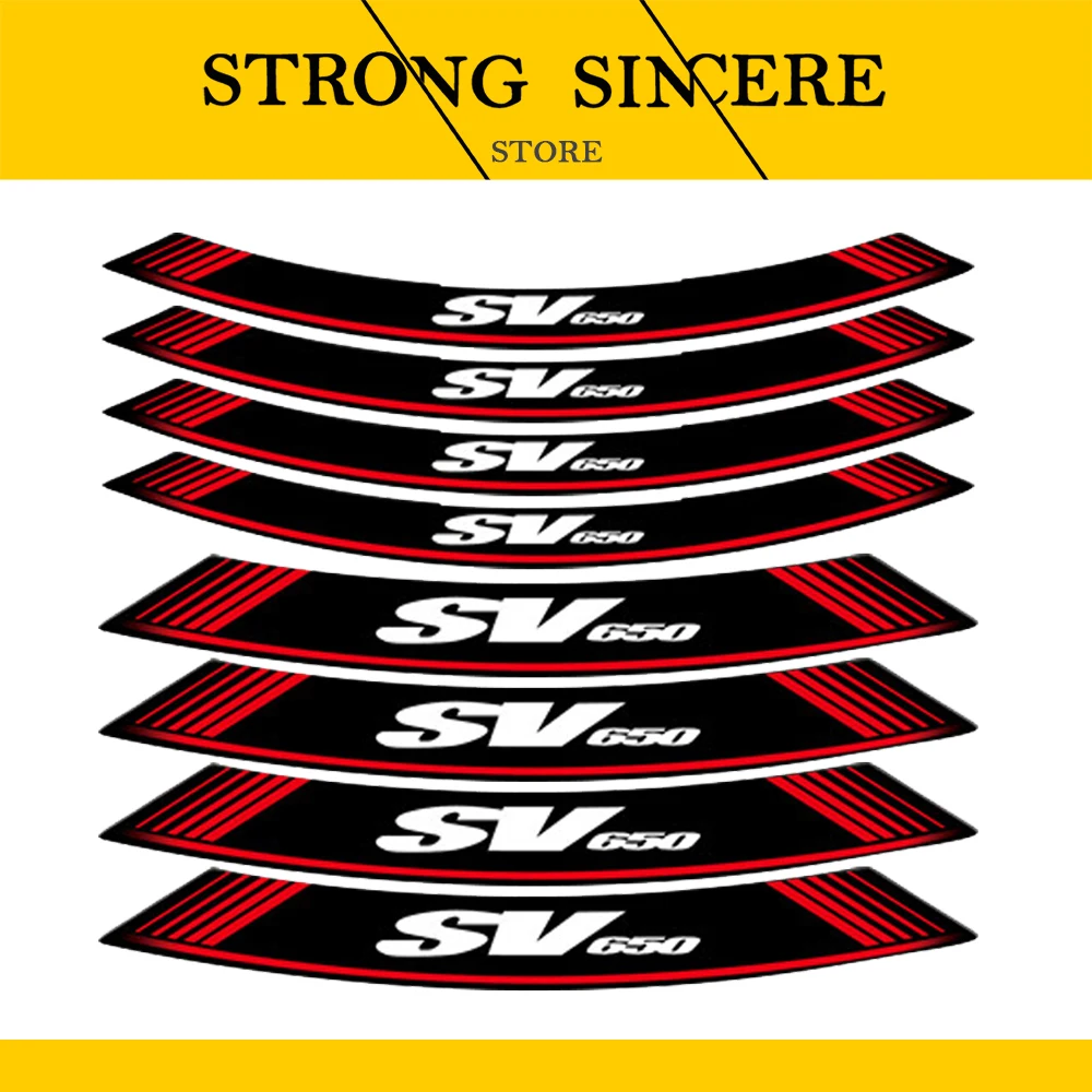 motorcycle sticker stripe model logo wheel stickers tires waterproof
