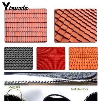 

Yinuoda Top Quality Chinese style roof tiles Laptop Computer Mousepad Size for 180x220x2mm and 250x290x2mm Rubber Mousemats