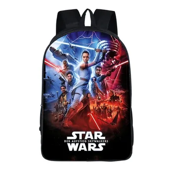 

Star Wars Print Kids School Bags 16 Inch Backpack Bolsa Mochila Escolar Infantil Schoolbag for Boys Children Bookbag Computer