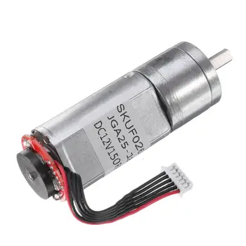 

1pc 20GA180 DC 12V 150rpm Gear Reduction Motor with Encoder Speed Dial Reducer Motor