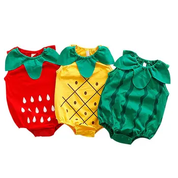 

Baby Rompers Girl Boy Clothes Summer Cartoon Jumpsuit Cute Photo Photography Infant Clothes Rompers *