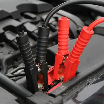 

Balight 2PCS 4M 2000A Rough FireWire Battery Cable Ride Car Emergency Play Car Electric Battery Connecting Line