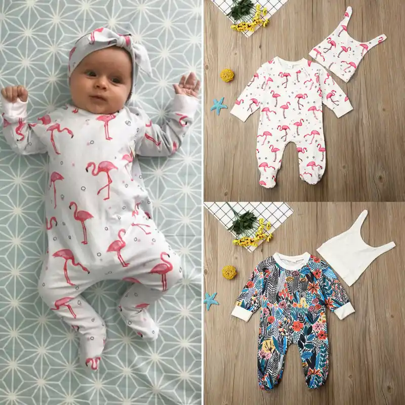 baby boy flamingo outfit