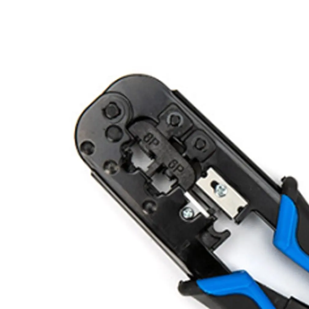 RJ45 Crimper Tool RJ11 Cat5e Cat6 Cable Crimping Tool Network Pliers Tool 8P/6P Multi-function Cable Pliers Peeling Shear