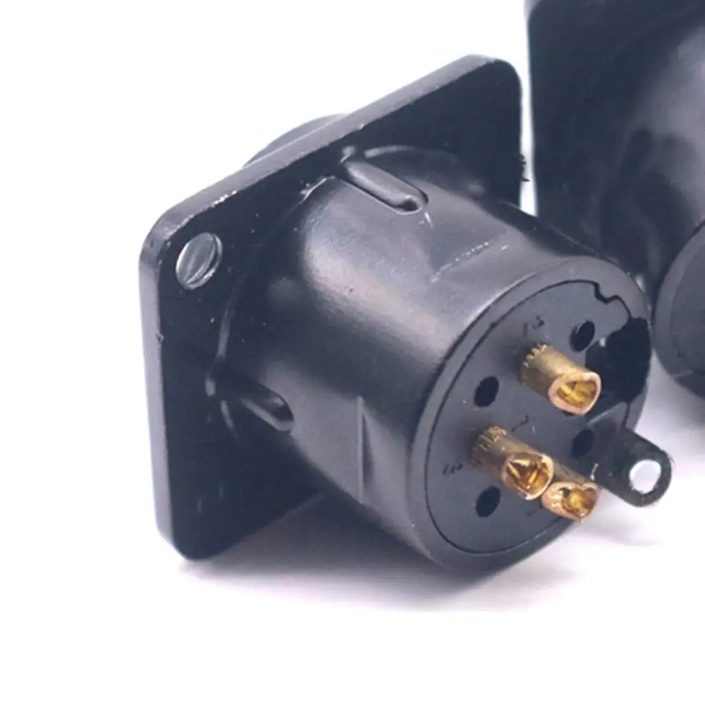 Haldane 4 шт. HIFI Позолоченный XLR гнездо Phono шасси для усилитель CD