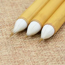 Brosse à cheveux courts chinoise, petit stylo régulier, écriture spéciale, calligraphie, artisanat ancien 