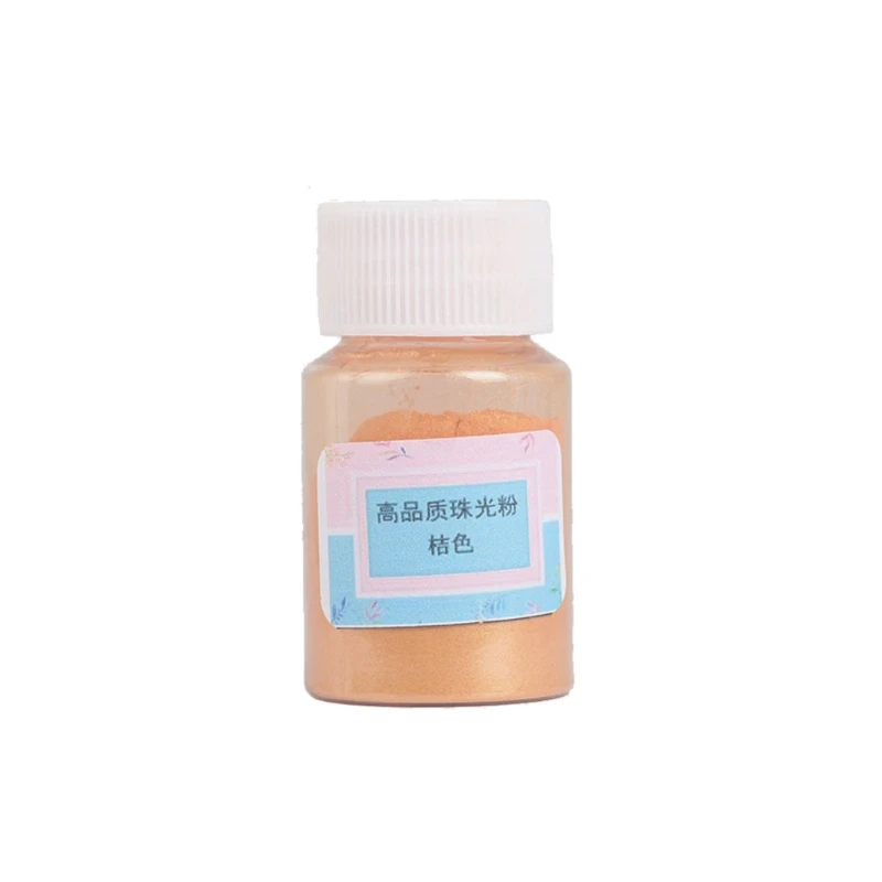6 Color Metal Tones Mica Pearl Powder Pigment Kit Cosmetic Grade Metallic Dye K9FA