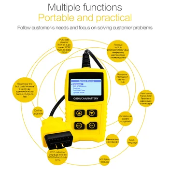 

CS330 Automative Code Scanner for OBD2 Car Engine Fault Code Reader Diagnostic Tool J99Store