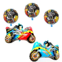 18 дюймов круглый Бэтмен алюминиевые шары с днем рождения мотоцикл детские игрушки оптом вечерние шары оптом