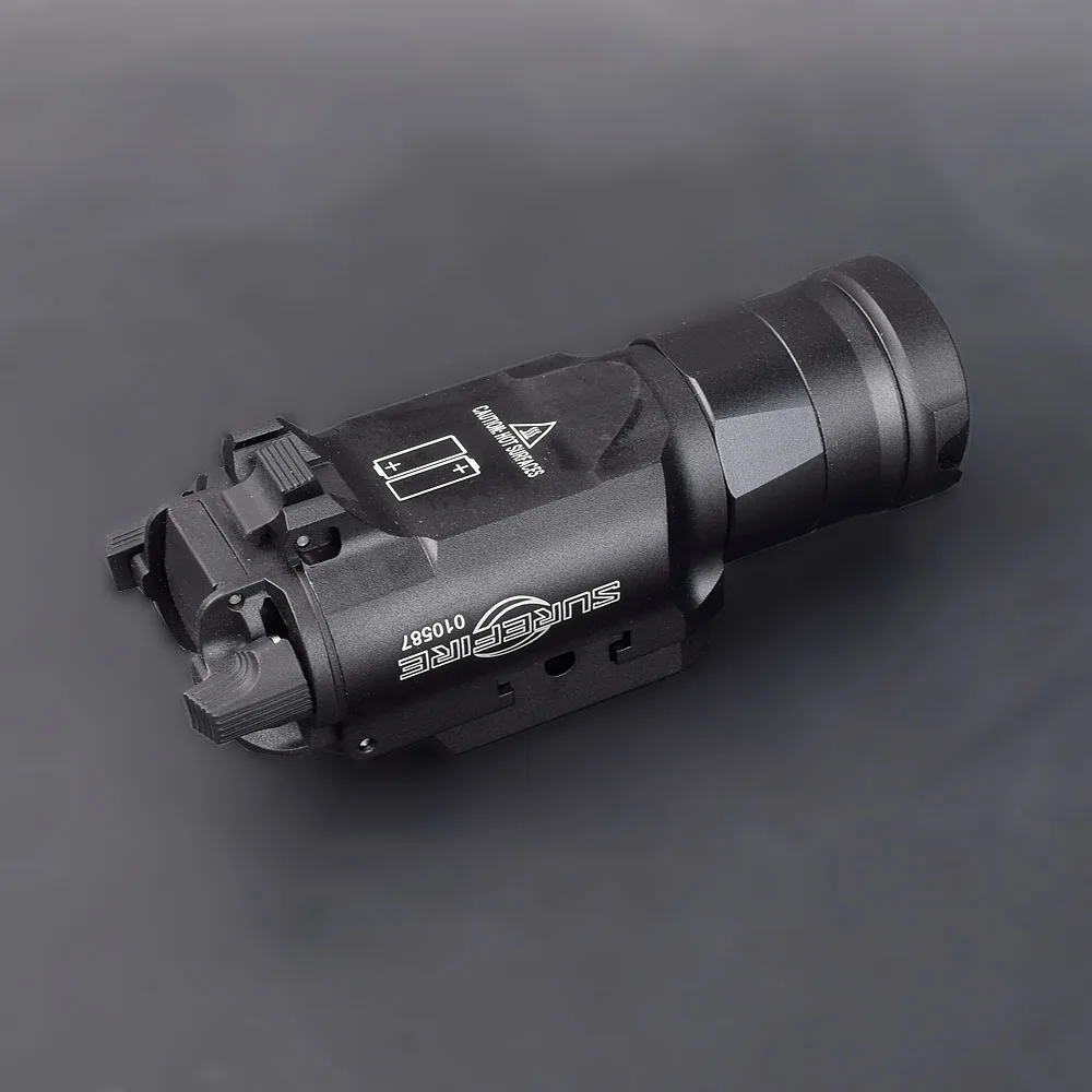 Тактический оружейный светильник X300UH-B светильник-вспышка пистолет белый светодиодный охотничий светильник для 20 мм Пикатинни для 20 мм рельсов