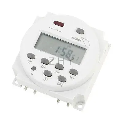 

Panel Mount AC/DC 12V Digital LCD Power Programmable Timer Switch Relay