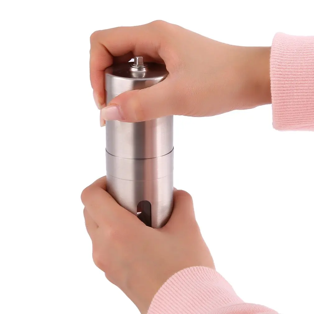 Portable Stainless Steel Grinder Coffee Grinder Manual Grinding Machine Coffee Machine Hand Grinder Household Supply