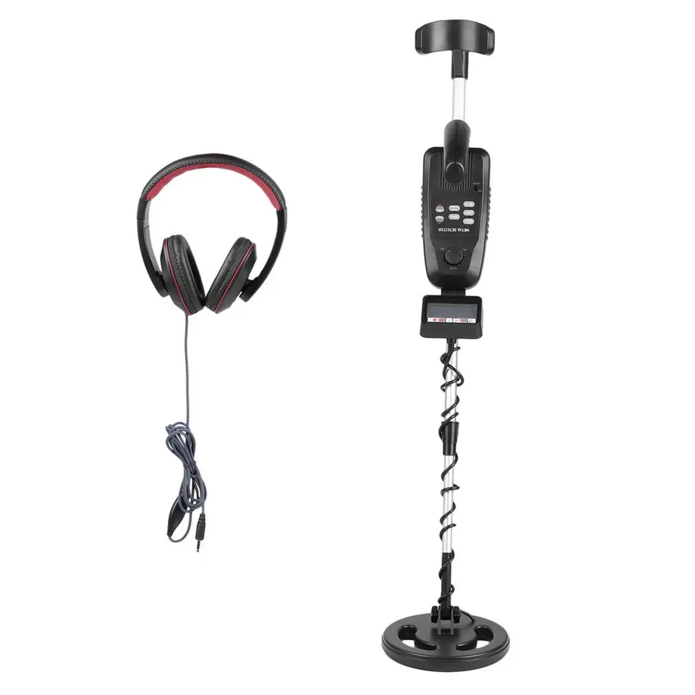 

Underground Metal Detector High Sensitivity LCD Screen Gold Treasure Hunter Finder Sensor LCD Waterproof With Headphone