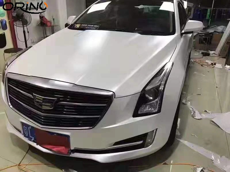 Pearl Ceramic Metallic White Vinyl Wrap Sticker-4