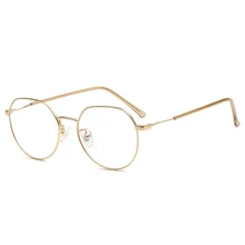 Новинка октября, круглые металлические нестандартные очки для чтения без количества, литературные Ретро Повседневные очки, классические дикие очки для чтения