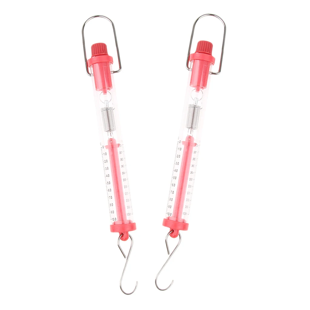 2 PCS 10N Dynamometer Spring Balance Physics Lab Experiment, Size: Approx. 26 x 2.5 cm/ 10.2 x 1.0 Inch 2 PCS 10N Dynamometer Spring Balance Physics Lab Experiment, Size: Approx. 26 x 2.5 cm/ 10.2 x 1.0 Inch
