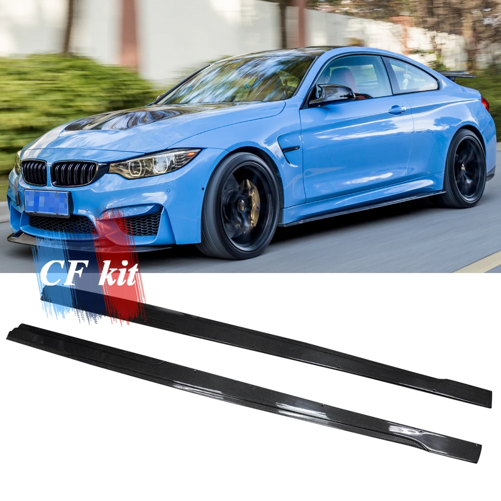 CF комплект удлинитель из углеродного волокна боковые юбки для BMW F80 F82 F83 M3 M4