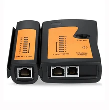 Oullx testador de cabo de rede rj45, testador de cabo de rede rj11 rj12 cat5 utp lan, testador de cabo de rede, ferramenta de reparo de rede
