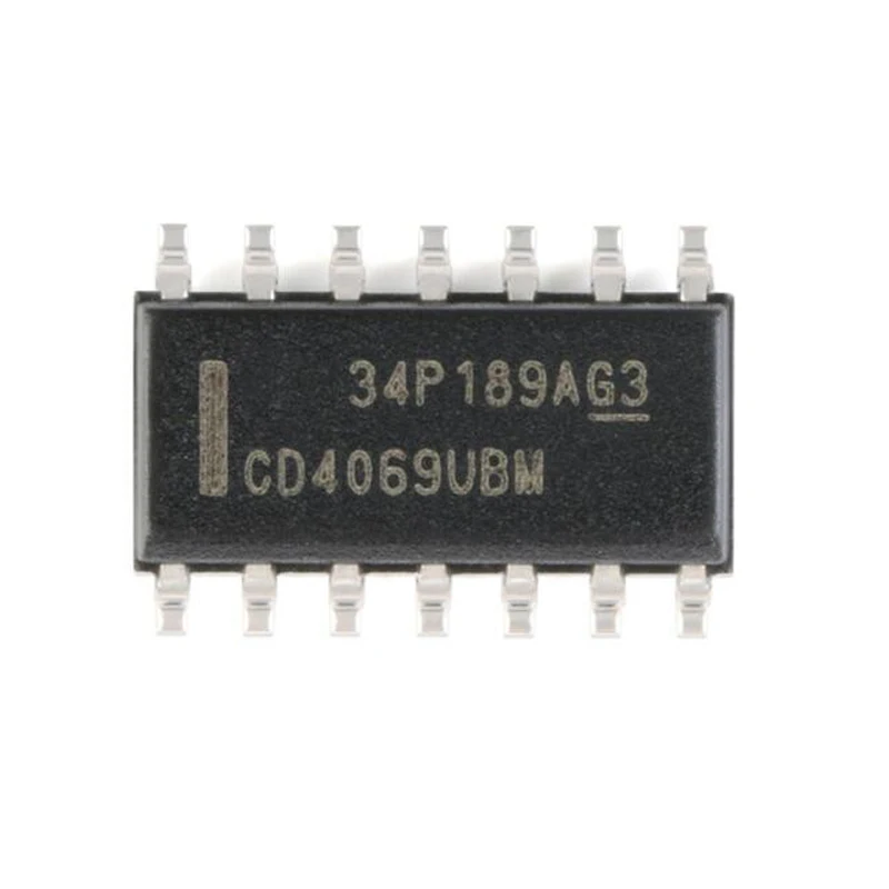 10db CD4069UBM SOP-14 CD4069 CD4069BM 4069 SOP14 SMD Új majd Meg nem látott Integrált áramkör chipset