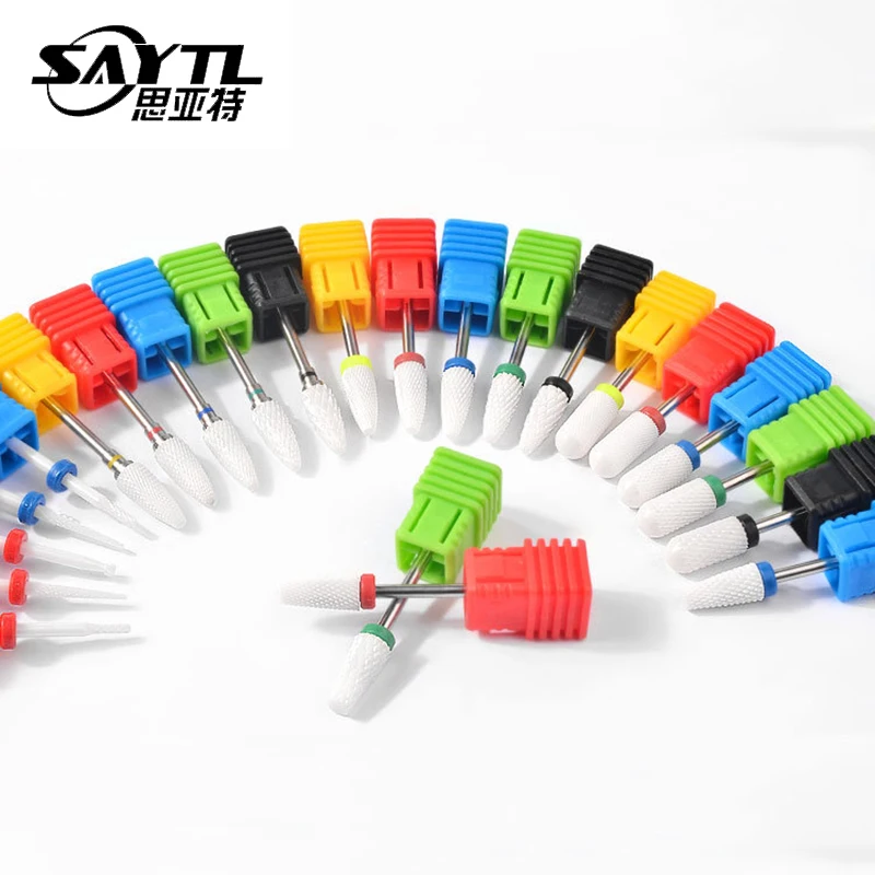 Milling Cutter For Manicure Nail Drill Bits Pedicure Art Ceramic Mill Cutters | Инструменты