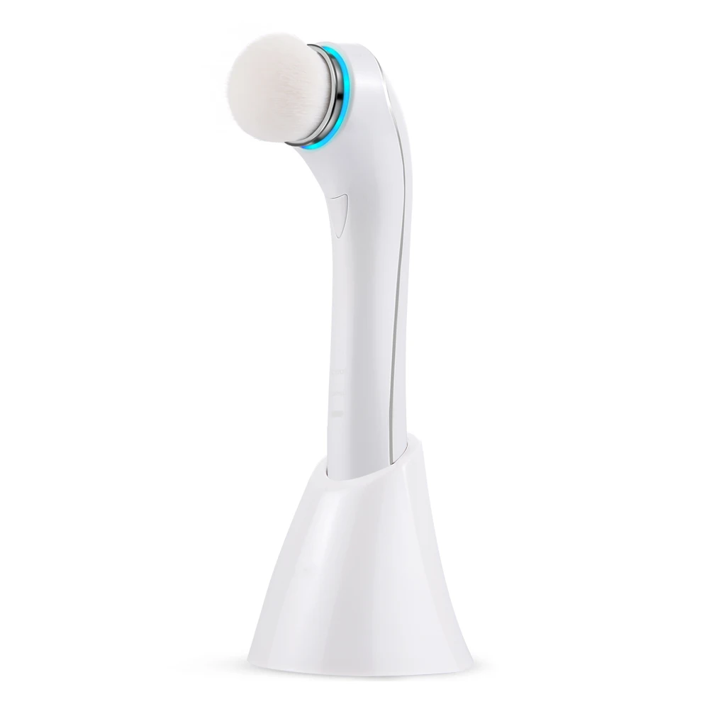 

3D Sound Wave Technology Smart Without Stimulation Soft Electric Cleansing Brush Waterproof Deep Cleaner Rechargeable Face Brush