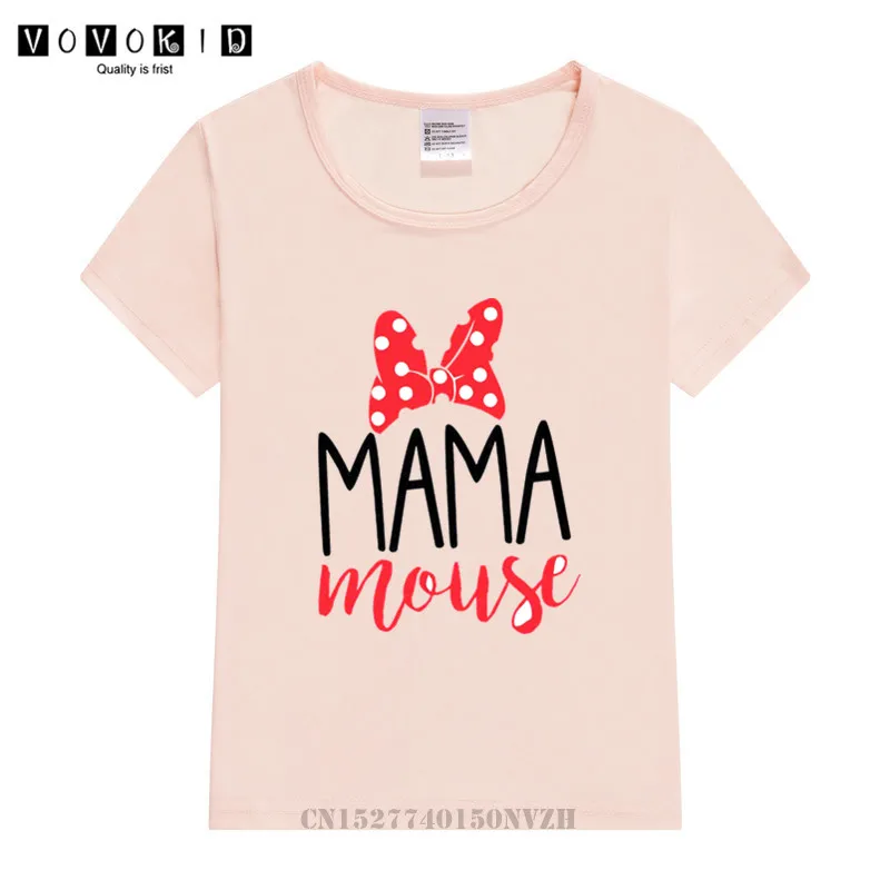 Футболка Mommy and Me Mama Mouse Mini одинаковые Семейные наряды для мамы и дочки футболка
