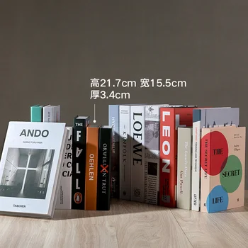

Modern Simulation Fashion Book Home Decor Book Model For Room Study Soft Fake Book Home Decor For Women's Living Room