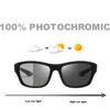 VIVIBEE-gafas de sol fotocromáticas para hombre, lentes deportivas con montura en azul y negro mate, polarizadas, con cambio de Color UV400, 100% ► Foto 2/6