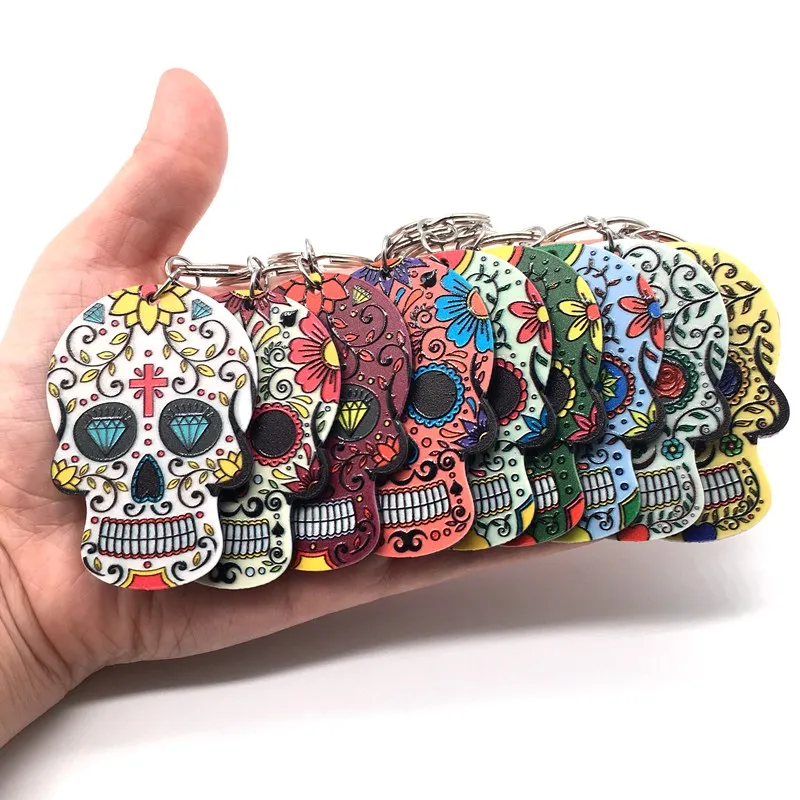 Skull Pendant Key Ring08