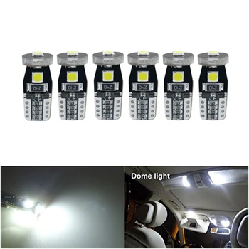 

6x W5W T10 LED Canbus Bulb 194 Led For Hyundai Tucson Solaris Elantra Santa Fe Ix35 I20 I30 Sonata