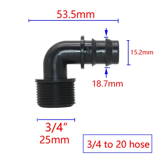 3I4 to 20mm