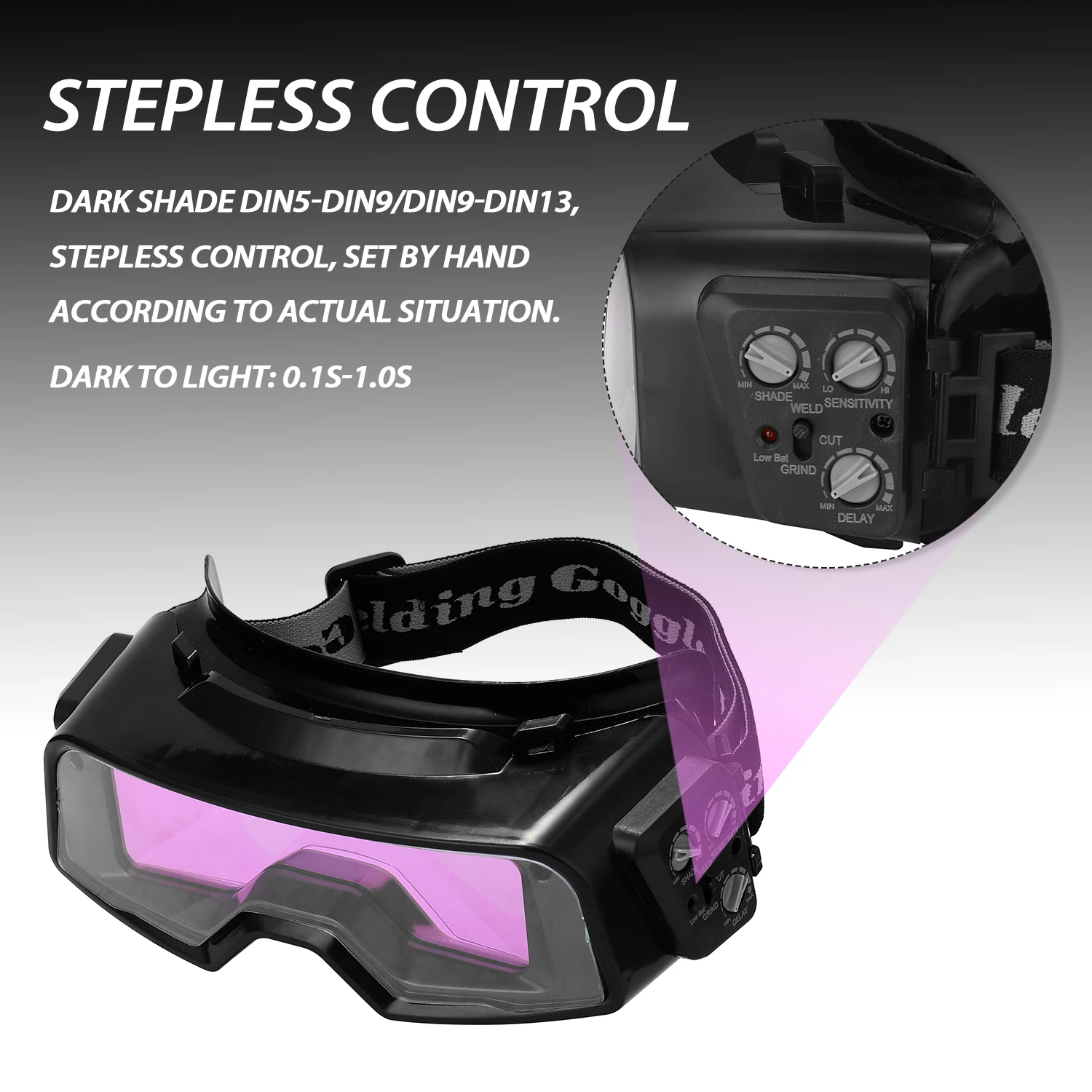 auto darkening welding goggles