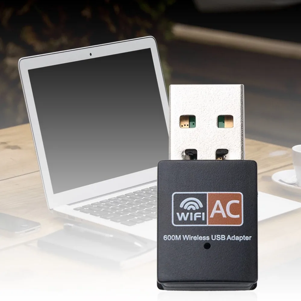Беспроводной USB WiFi адаптер 600 Мбит/с 2,4 ГГц 5 ГГц WiFi антенна двухдиапазонная 802.11b/n/g/ac мини беспроводная компьютерная сетевая карта приемник