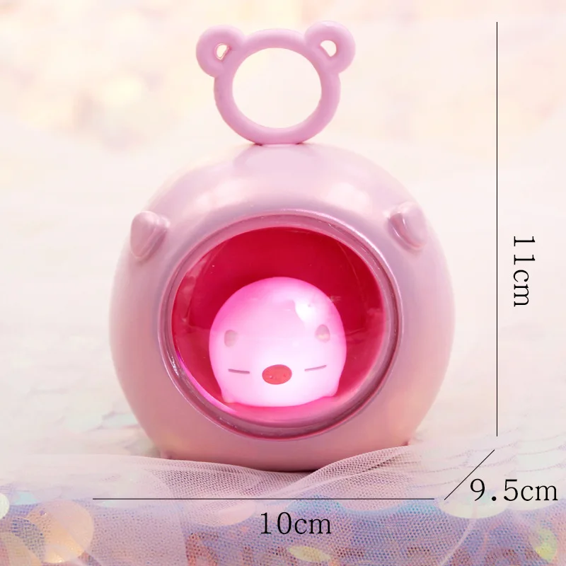 Creative Christmas Gifts New Year Table Lamp Decoration Girl Heart Room Layout Unicorn Lamp Student Gift Night Light for Kids - Цвет: Pig A