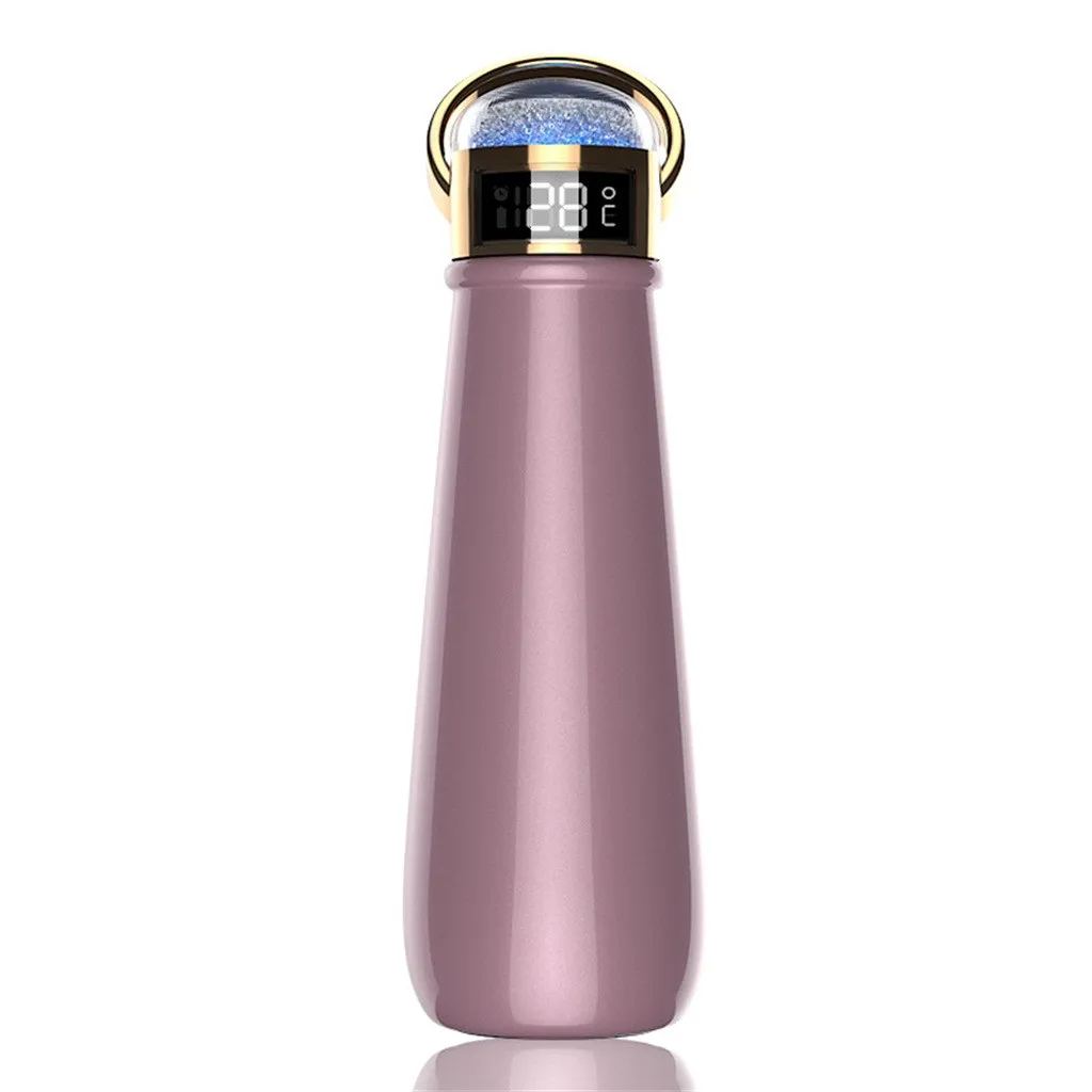 Алмазная чашка «Умная» бутылка с температурным дисплеем lcd сенсорный экран из нержавеющей стали светодиодный цифровой умный термос чашка