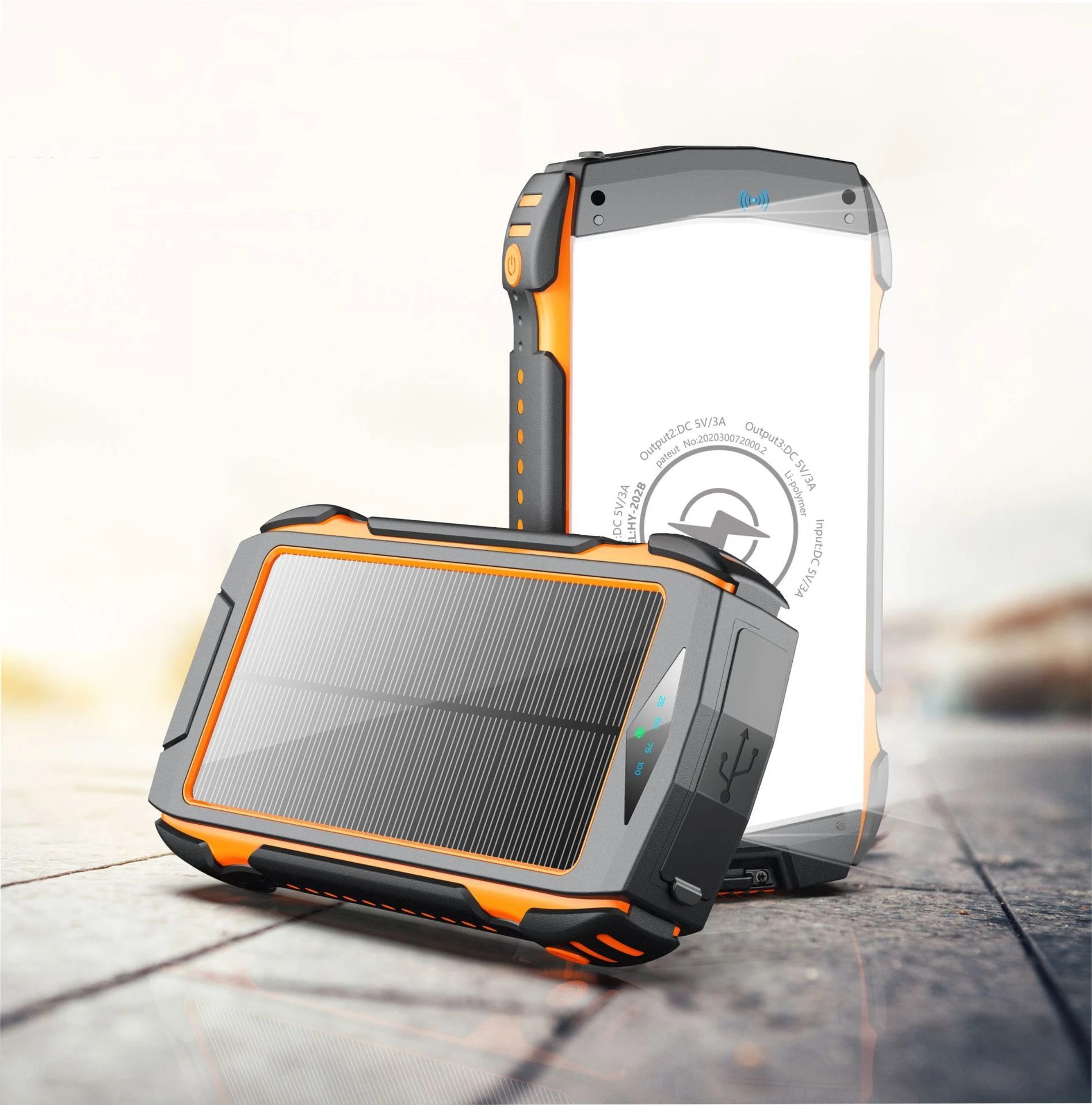 18W PD Fast Charging Powerbank 100000mAh Wireless Solar Power BankPortable Charger External Battery PoverBank for Xiaomi iPhone | Мобильные