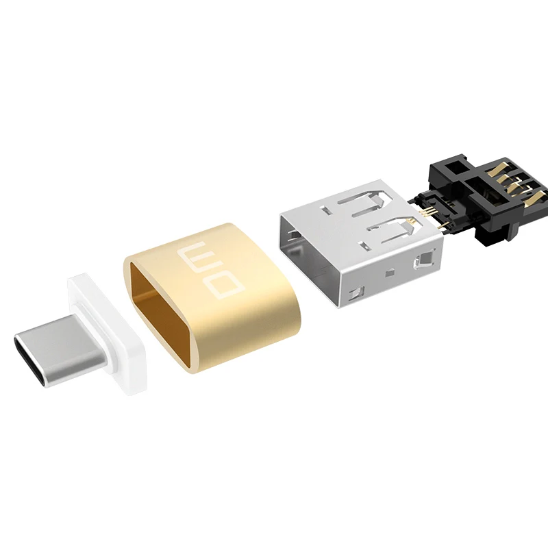 DM type C адаптер USB C штекер USB2.0 Femail USB OTG конвертер для устройств с интерфейсом type c