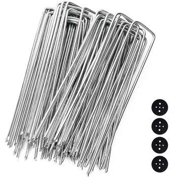 

Ground Pegs,Garden Pegs Metal,Ground Pegs Garden,Garden Pegs for Netting, for Securing Fabric,Netting,Ground Sheets