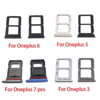 

SIM Card Tray Slot Holder Adapter Accessories For Oneplus 5 A5000 5T A5010 6 A6000 6T A6010 7 Pro X 2 3