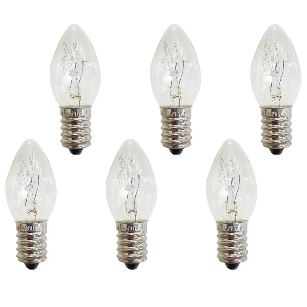 Ampoule E12 Transparente en Tungstène, Lampe de Nuit, Sel de l'Himalaya,  220V, 10W, 100LM, 2700K, Document Chaud C7, In347, 10 Pièces - AliExpress