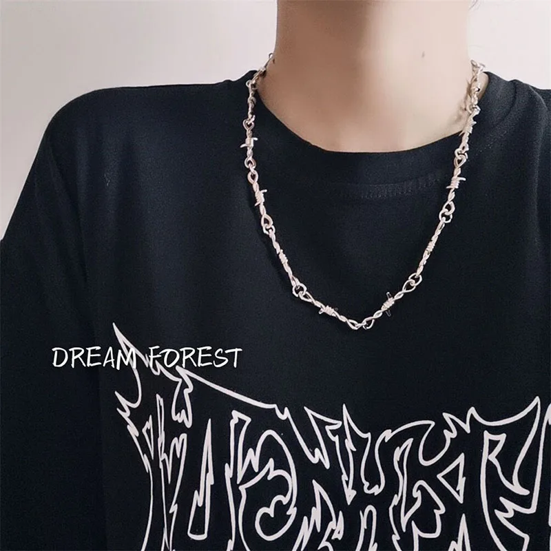 Bramble Chain Necklace Men Small Wire 