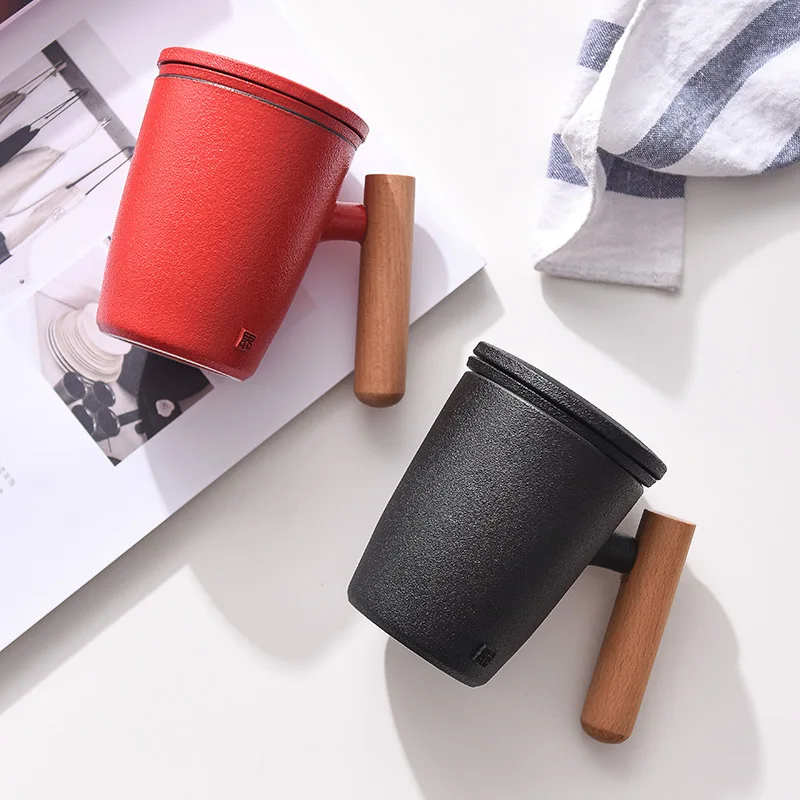 Керамическая кружка для офиса чашка влюбленных с крышкой фильтром серебряная