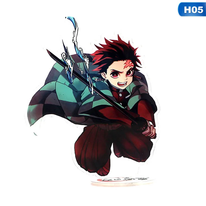 5 Японское аниме Demon Slayer: Kimetsu No Yaiba Kamado Tanjirou Kamado Nezuko Косплей фигурка на акриловой подставке канцелярские принадлежности - Цвет: 5