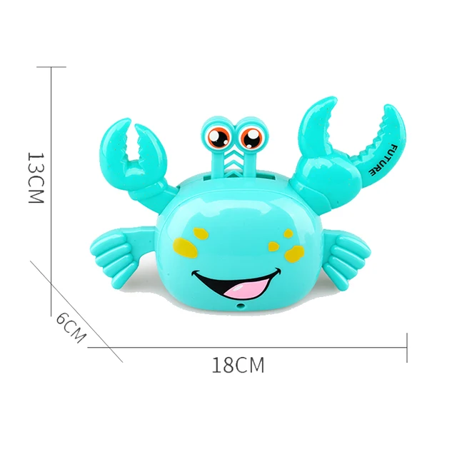 The Simulation Will Not Fall Crabs Crawling Baby Toys Luminous Electric Toy Animals Music Stunt Boys AND Girls Gifts 2