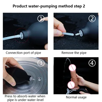 Squirting Realistic Dildo Fake Penis cock Anal Plug Ultra-Soft Ejaculating Dildos G-Spot Orgasm dildosex Toys for adults 18 4