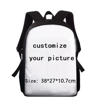 

15 Inch Customized School Backpack Students School BagTeenagers Book-Bags Mochila