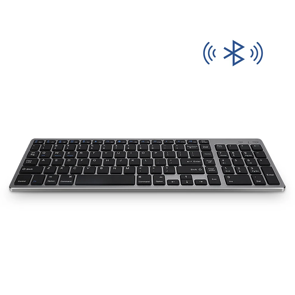 portátil smartphone recarregável teclado sem fio portátil com almofada número