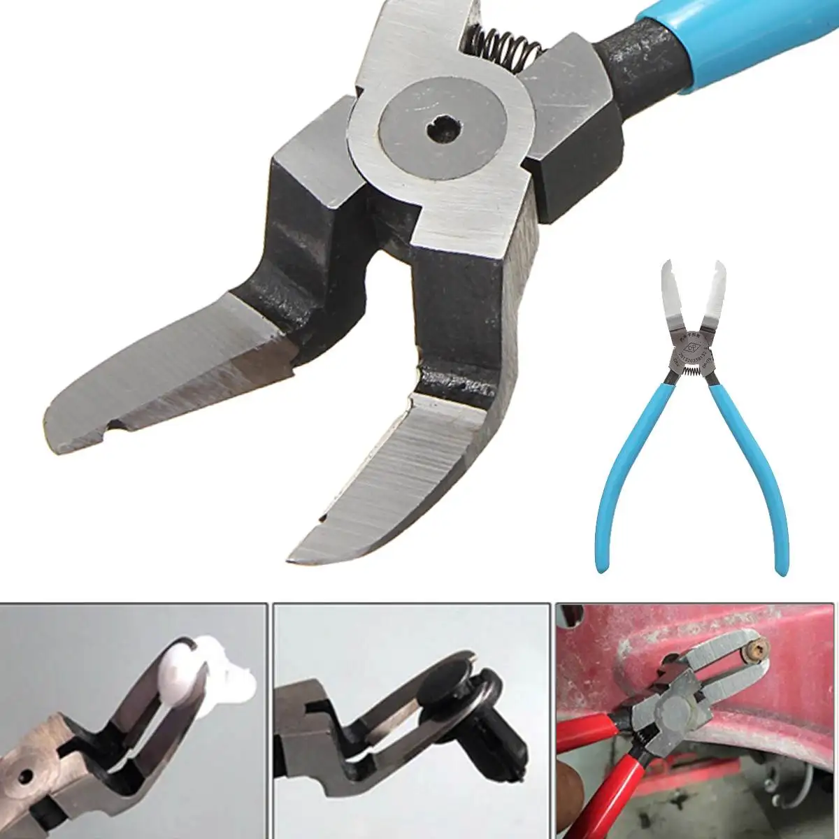 

Car Push Retainer Rivet Trim Clip Fastener Clips Pliers Puller Tool Card Buckle Pliers Rivet Removal Universal Car Repair Tool