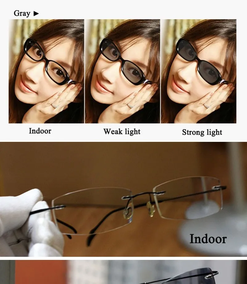 YIMARUIL 1.56/1.61/1.67/1.74 Progressive Anti Blue Ray And Photochromic Lens Multifocal Myopia Resin Lens 1 Pair Of Custom Lens YIMARUIL 1.56/1.61/1.67/1.74 Progressive Anti Blue Ray And Photochromic Lens Multifocal Myopia Resin Lens 1 Pair Of Custom Lens